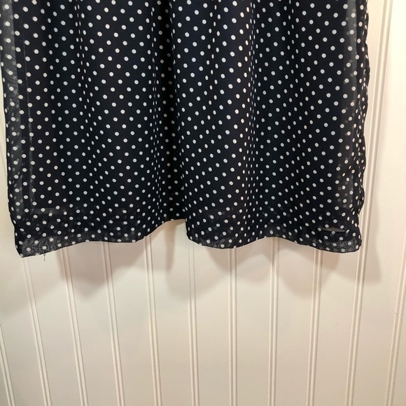 Mimi Chica EUC Navy Polka Dot Dress XS - Picture 5 of 10
